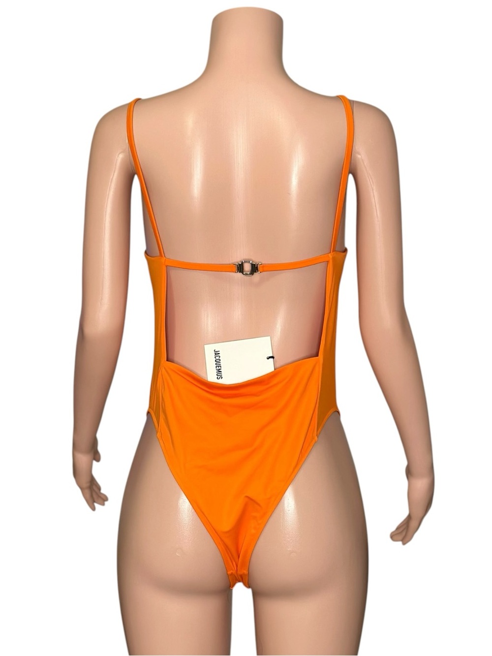 JACQUEMUS The Sole Swimsuit, Orange, XXL - Picture 5 of 7